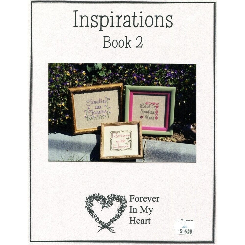 Cross Stitch Chart - Forever In My Heart  - Inspirations Book 2
